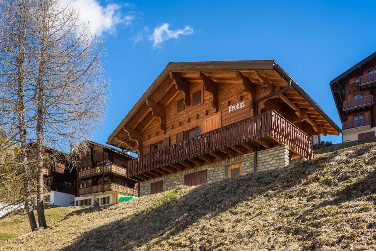 Chalet Krokus Riederalp Eksteriør bilde